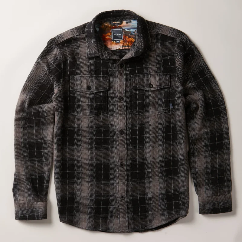 Men's Fireside Flannel - Cast Iron Black