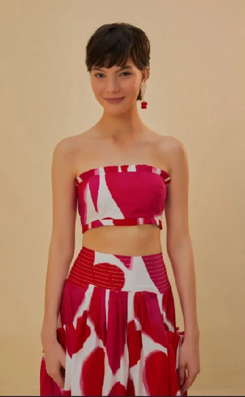 Top Pick Painted Hearts Sleeveless Top