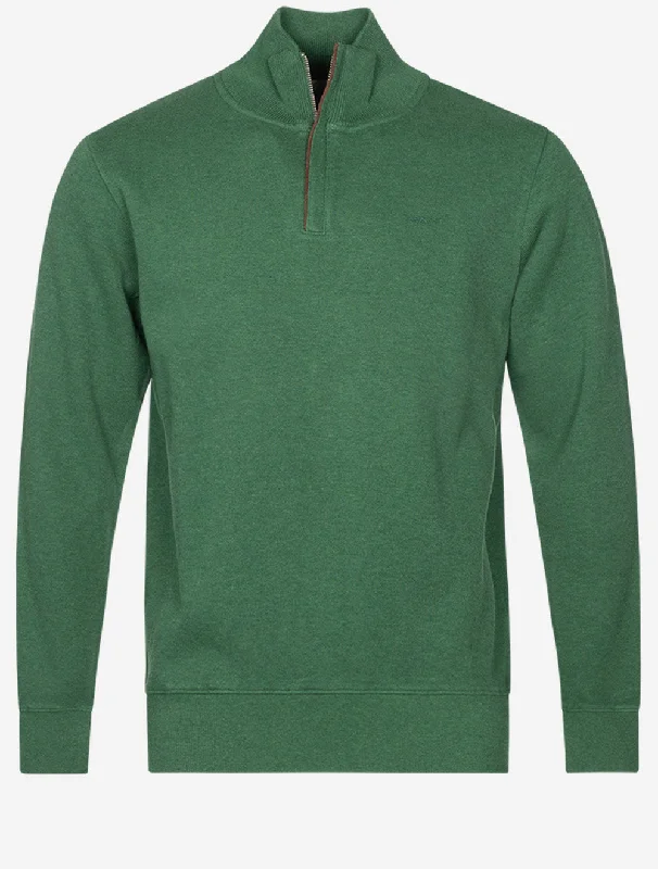 Sacker Half Zip Waldgrün