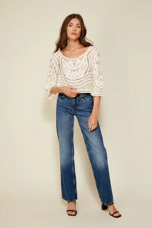 Instant Deal Krista Crochet Top