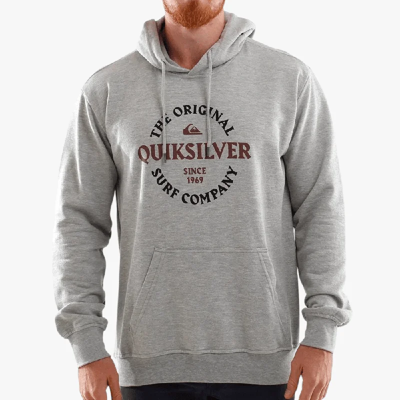 Epic Deals Quiksilver Mens Urban Stories Hoodie Grey Heather