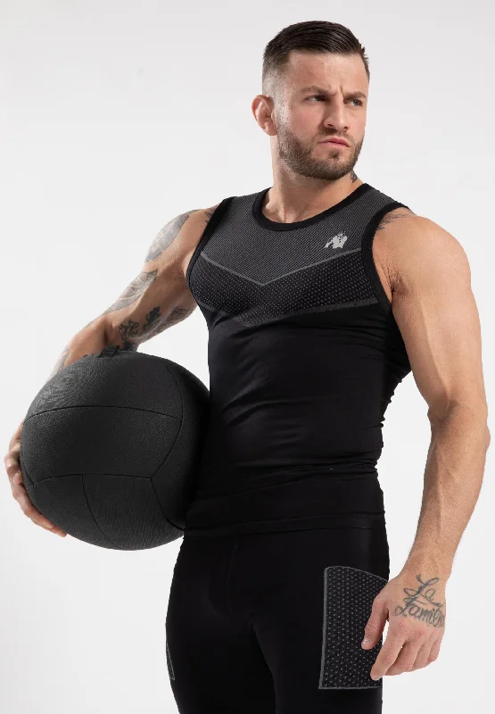 Act Now Norton Seamless Tank Top - Black