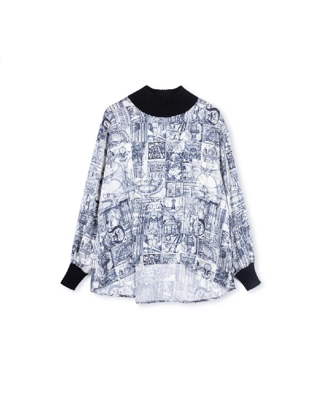 Weekend Specials to Love Whirl Edged Knit Top
