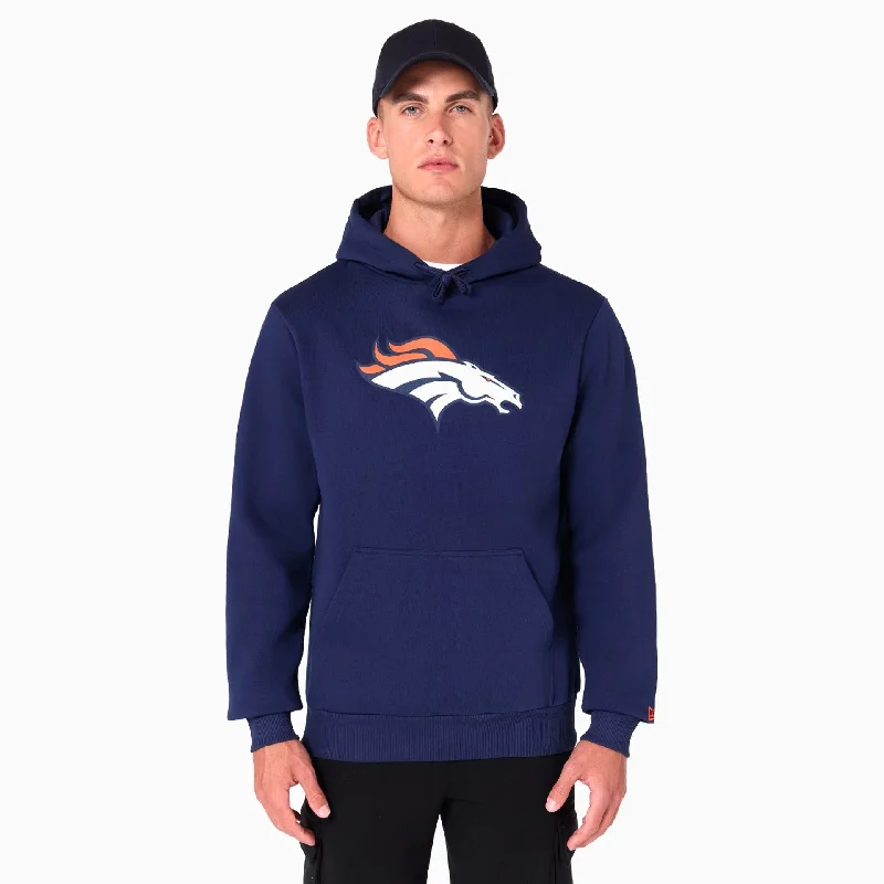 Denver Broncos NFL Navy Pullover Hoodie