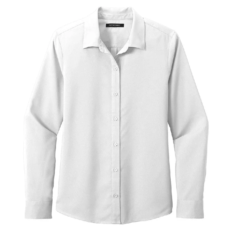 Celebrate the Weekend with Discounts Port Authority ® Ladies Long Sleeve Performance Staff Shirt
