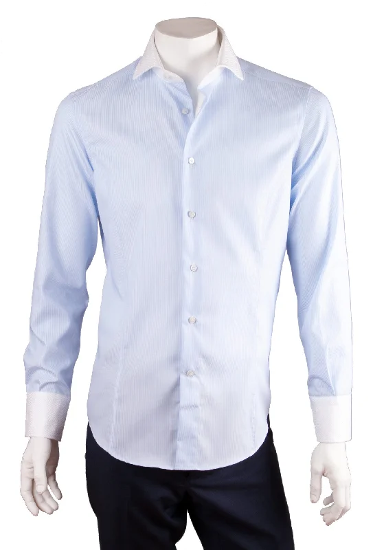 Weekend Savings Fiesta Two-Tone Ribbed Cotton Shirt