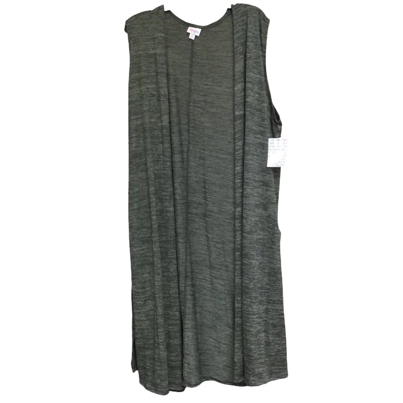 Weekend Bargains to Indulge In Cardigan By Lularoe In Green, Size: Xl