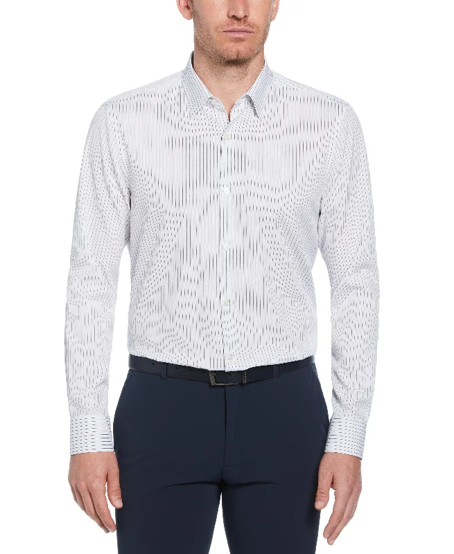 Total Stretch Bi-Color Pinstripe Shirt