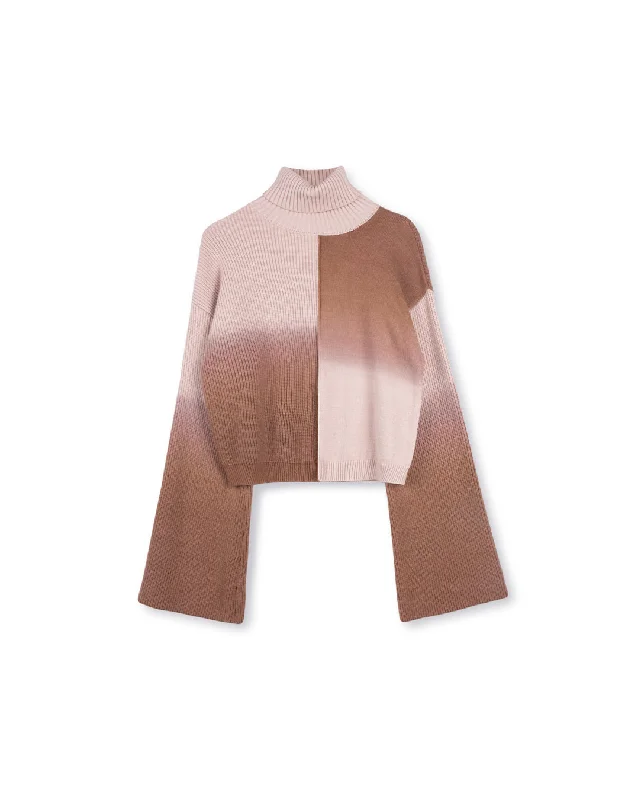 Super Sale Opposite Ombre Knit Top