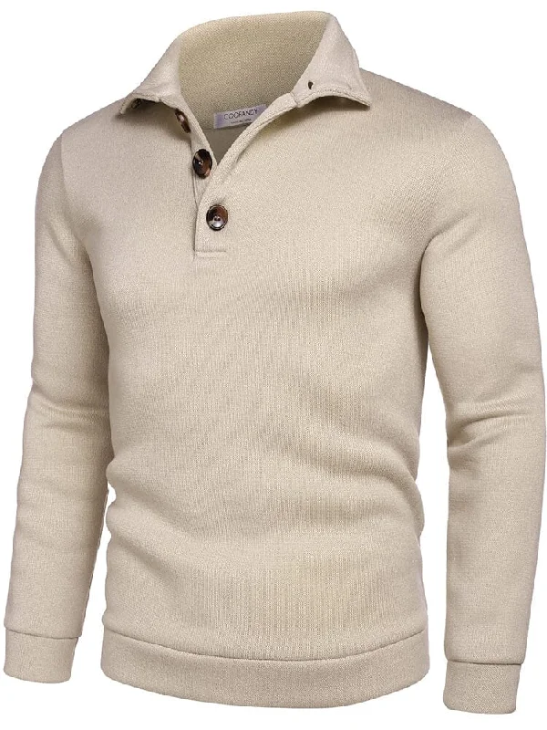 Classic Casual Thermal Knitted Sweatshirt (US Only)