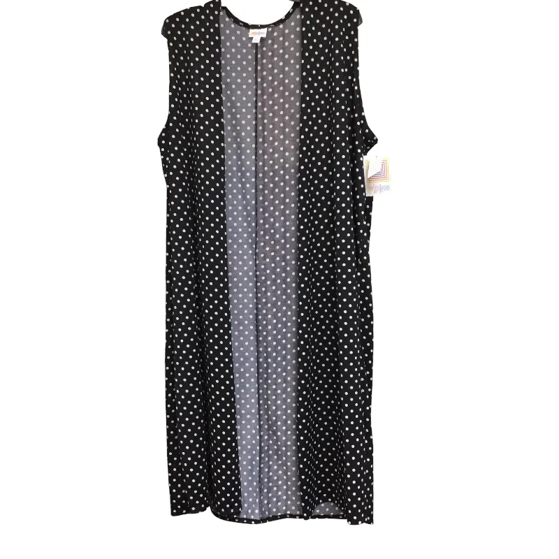 Weekend Offers That Dazzle Cardigan By Lularoe In Black & White, Size: Xl