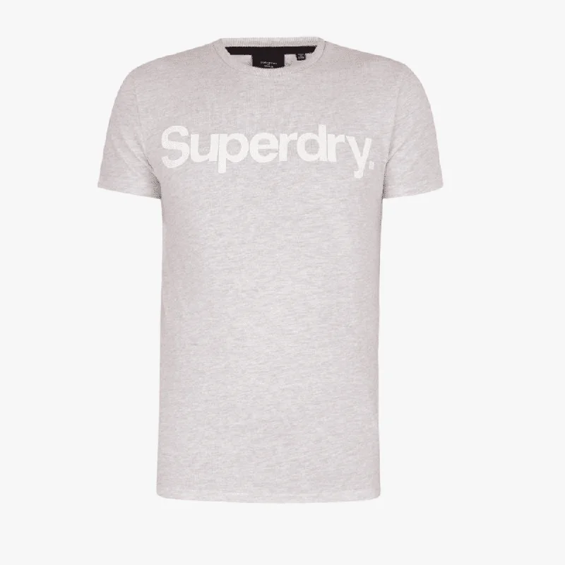 Price Rollback Superdry Mens Cl Ns Graphic Short Sleeve Tee Ice Marl