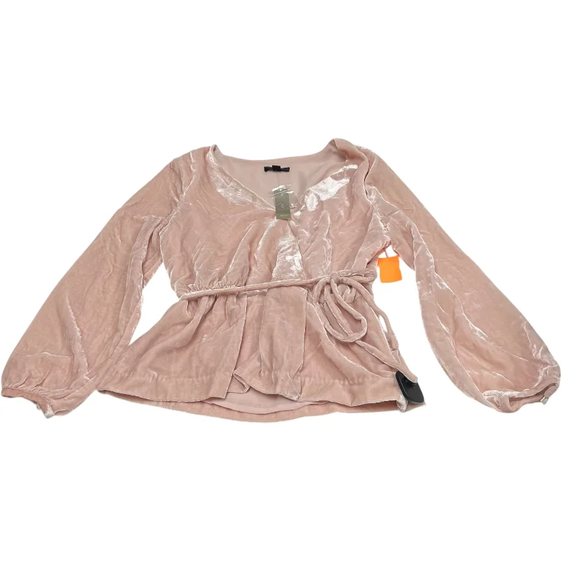 Weekend-Only Price Drops Top Long Sleeve By J. Crew In Pink, Size: M