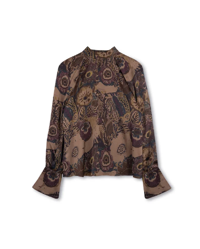 Weekend Bargains to Enjoy Chiffon Printed Blouse
