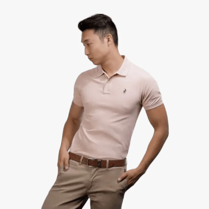 Buy Now Polo Mens Carter Pique Custom Fit Short Sleeve Golfer Light