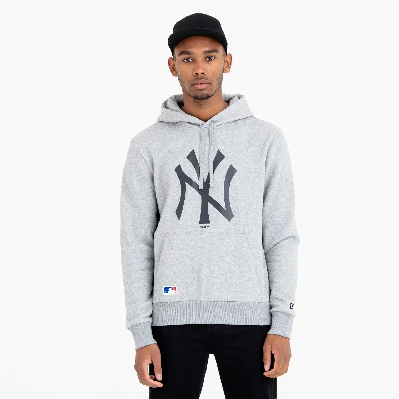 Deal of the Week New York Yankees MLB Regular Grey Pullover Hoodie