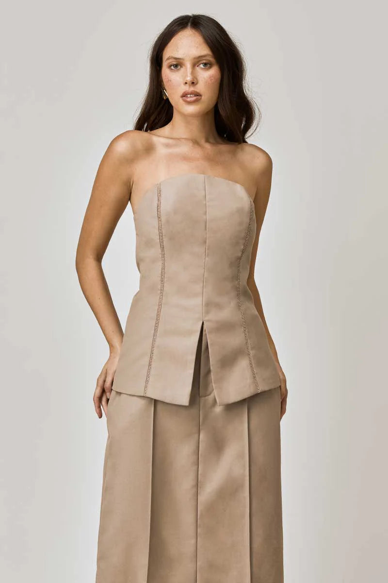 Celebrate the Weekend with Discounts Mara Strapless Top