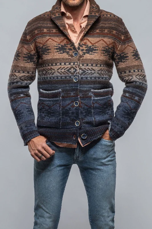 Liam Multi Colored Knit Cardigan