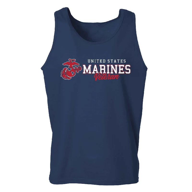 Special Buy USMC Veteran Script Tank Top