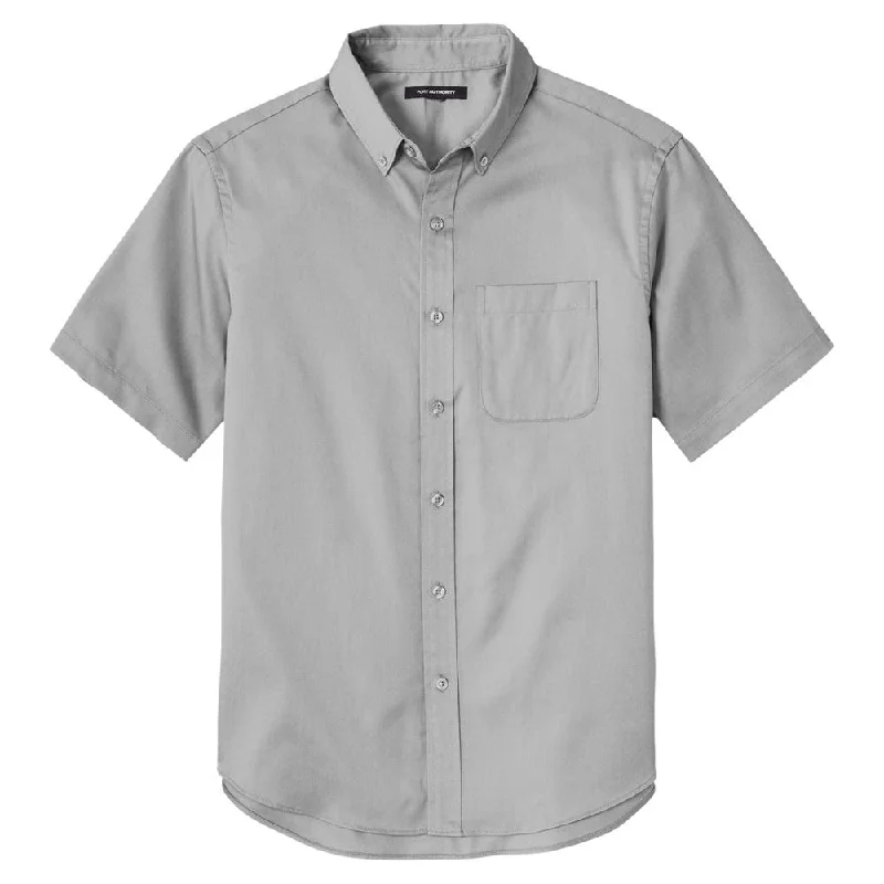 Don't Miss Out Port Authority® Short Sleeve SuperPro React Twill Shirt