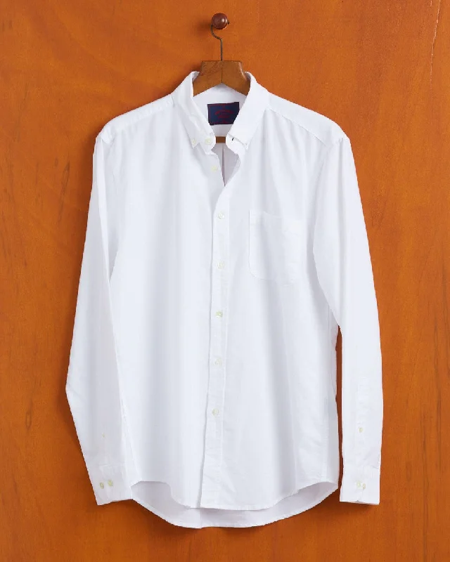 Belavista Off White Cotton Button Down Shirt