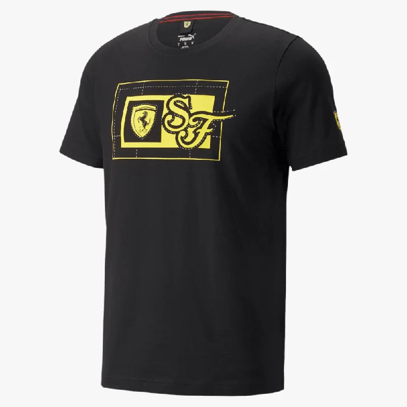 Major Savings Puma Mens Ferrari Race Graphic Short Sleeve Tee Black