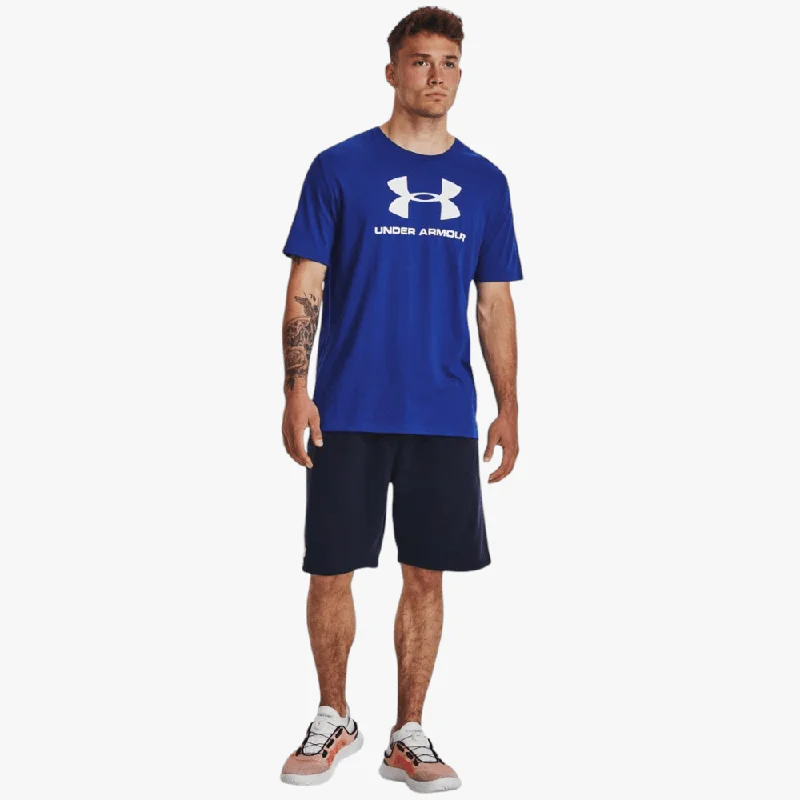 Under Armour Mens Sportstyle Logo Short Sleeve Tee 402 Royal