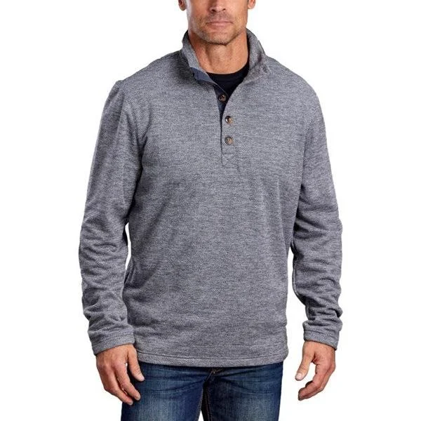 Weekend Deals That Impress Stetson Men's Honeycomb Bonded Quarter Button Sweater in Gray Weekend Deals That Impress Stetson Men's Honeycomb Bonded Quarter Button Sweater in Gray
