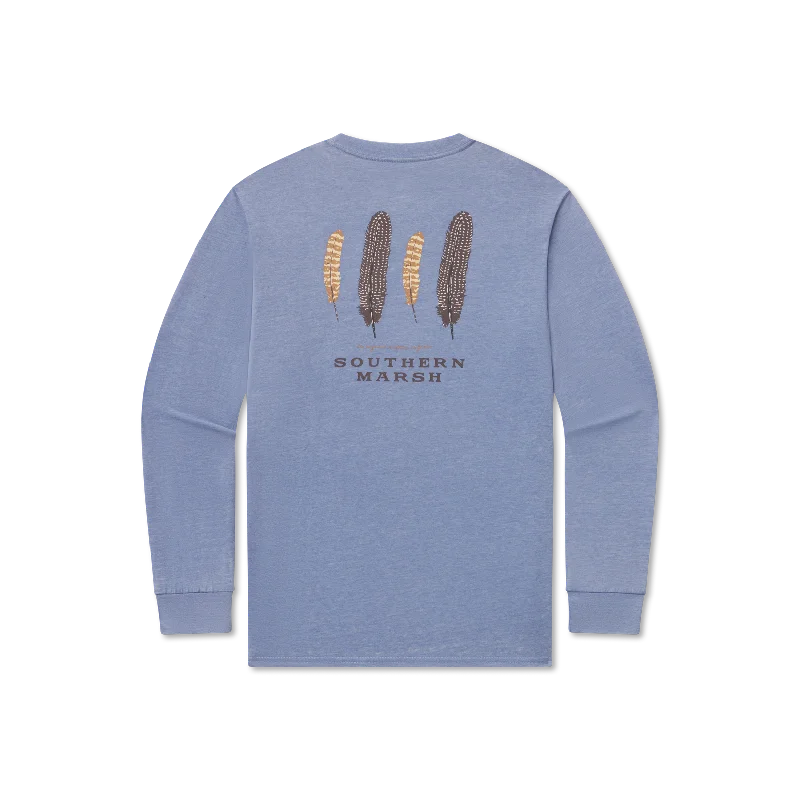 Stock Up and Save SEAWASH™ Tee - Waterfowl Feathers - Long Sleeve