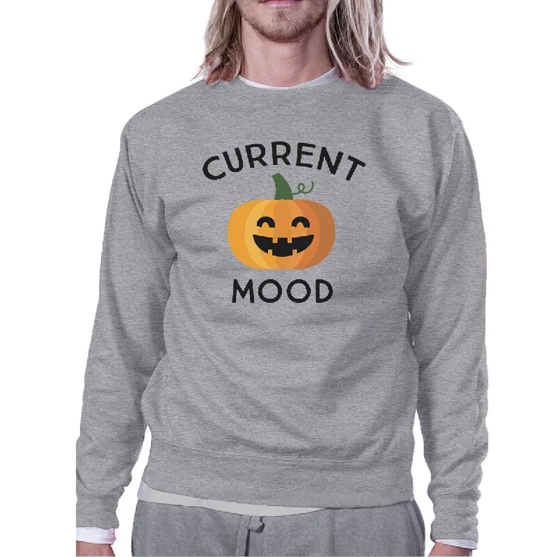 Exclusive Online Offer Pumpkin Current Mood Grey Sweatshirt