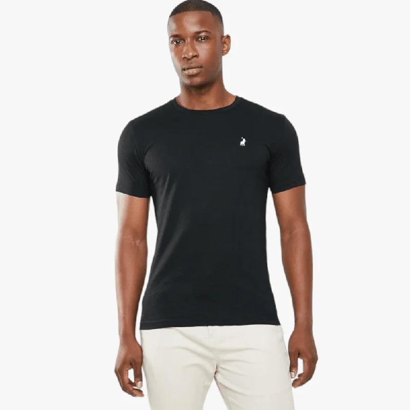 Polo Mens Crew Neck Short Sleeve Tee Black