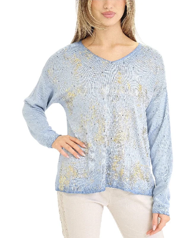 Lowest Price Knit Top w/ Metallic Details