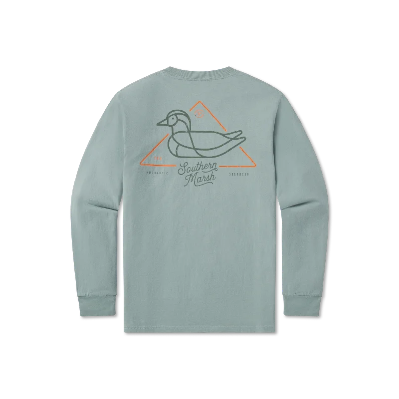 Last Chance Warning Duck Tee - Long Sleeve