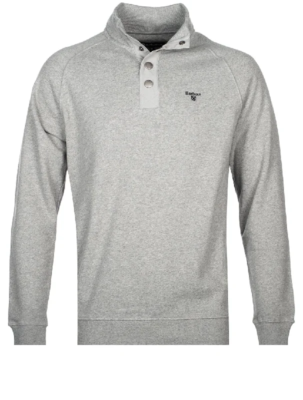 Deal Explosion Essential Sweat Half Snap Grau
