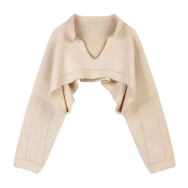 Your Weekend, Your Savings Beige Oversized Knit Raglan Sleeve Sweater