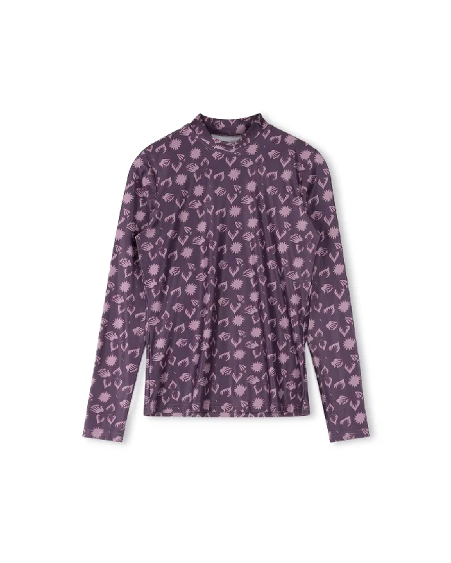 Deal of the Day Fitted Print Turtleneck