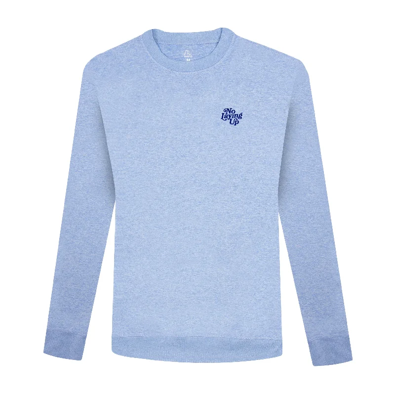 NLU x Rhoback Pace Performance Crewneck - Ice Pick Blue