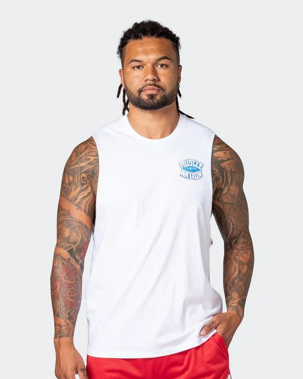 Doorbuster Deal MN Energy Drop Arm Tank - White