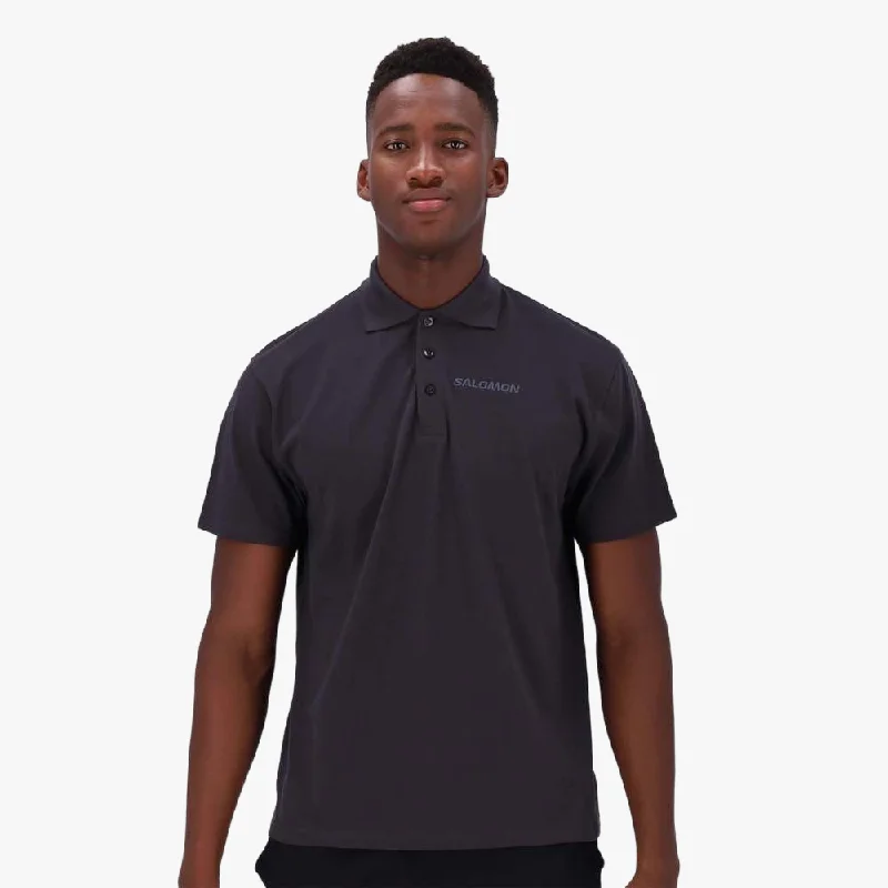 Salomon Mens Everyday Short Sleeve Golfer Phantom