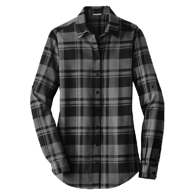 Stock Up Port Authority Ladies Plaid Flannel Tunic