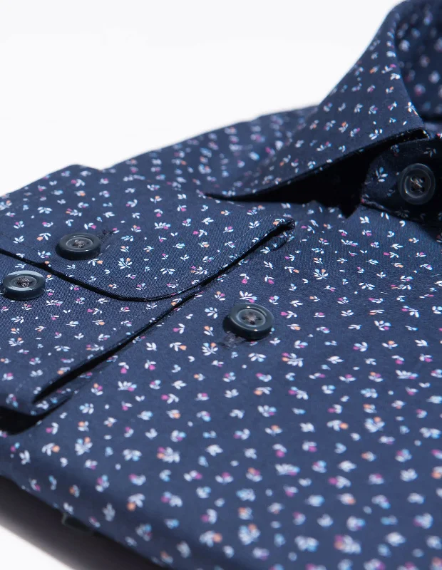 Savings Galore Mini Floral On Midnight Ground Print