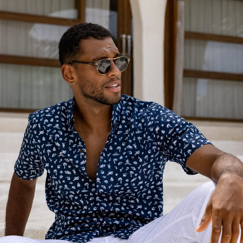 Mega Sale The Fishy Business - Short Sleeve Slim Fit Shirt