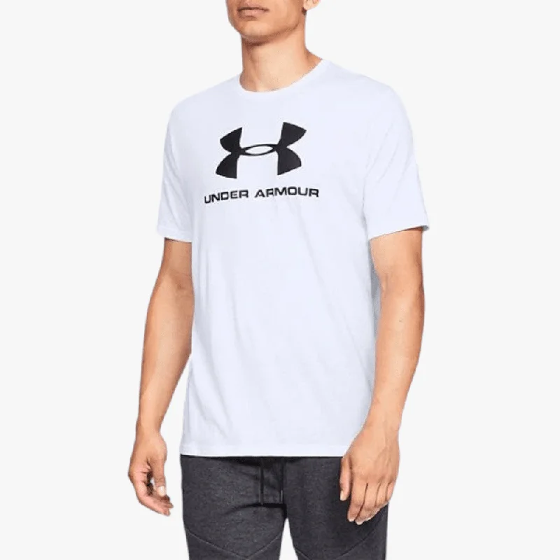 Under Armour Mens Sportstyle Logo Short Sleeve Tee White