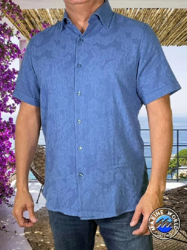Flash Deals Addict Short Sleeve Men's Woven Shirts