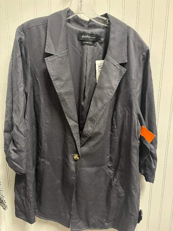 Weekend Savings Delight Blazer By Torrid In Grey, Size: 2x