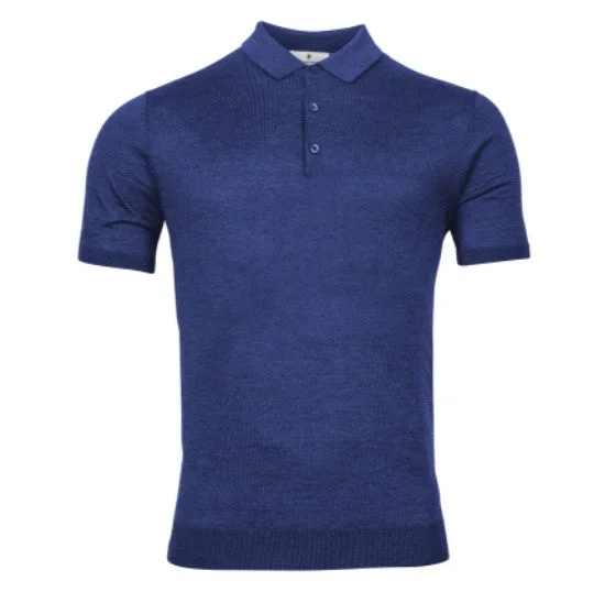 ID50155-Thomas Maine Indigo Polo