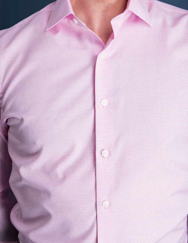 Year-End Deals Wrinkle-Resistant Pink Prince of Wales Check
