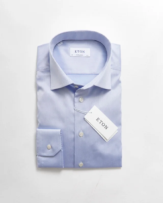 Signature Twill Light Blue Contemporary Dress Shirt