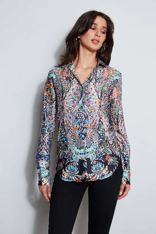 Weekend-Only Price Drops T-Tahari Royal Garden Button Down Shirt