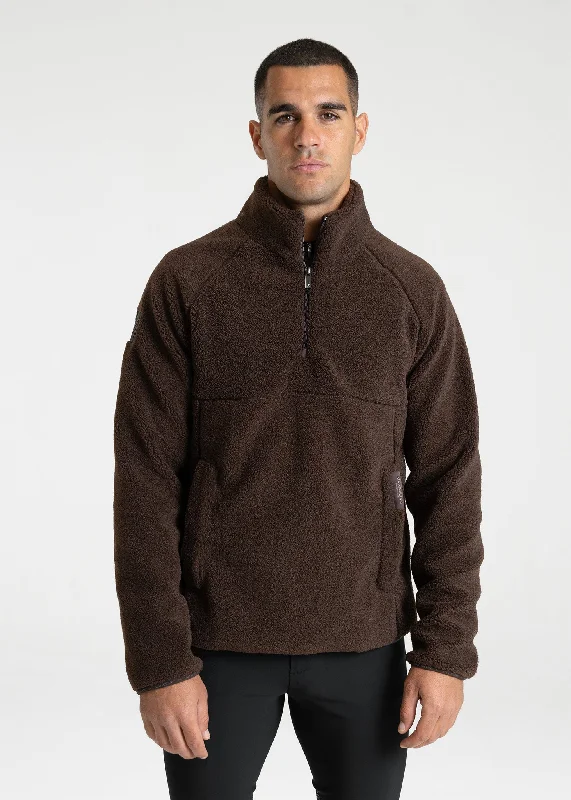 Deal Explosion Clan Teddy Halfzip (Chocolate)